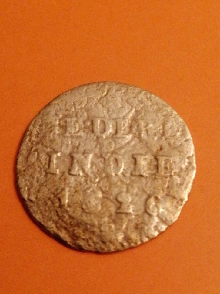 Zeldzame India Batavia 1826 Munt, Postzegels en Munten, Munten | Nederland, Losse munt, Overige waardes, Vóór koninkrijk, Zilver