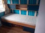 Gebruikte bed met ombouw met matras., Ophalen, Gebruikt, Eenpersoons, Hout