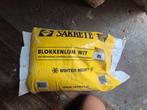 Kalkzandsteen blokken + blokkenlijm, Doe-het-zelf en Verbouw, Metselstenen, Ophalen, Kalkzandstenen