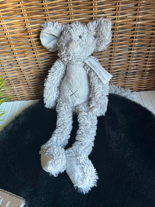 Happy horse muis mindy knuffel knuffeltje knuffels, Kinderen en Baby's, Speelgoed | Knuffels en Pluche, Zo goed als nieuw, Overige typen