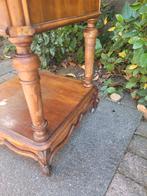 Antiek mahonie houten nachtkastje met marmeren blad, Ophalen