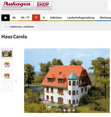 Huis Carola in schaal TT (Auhagen 13302) beschikbaar voor biedingen