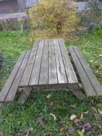 Picknicktafel, Tuin en Terras, Ophalen, Gebruikt, Inklapbaar, Rechthoekig