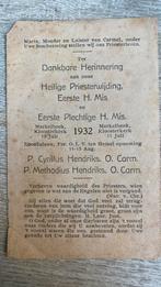 Hendriks priesterwijding 1932 Merkelbeek, Verzenden