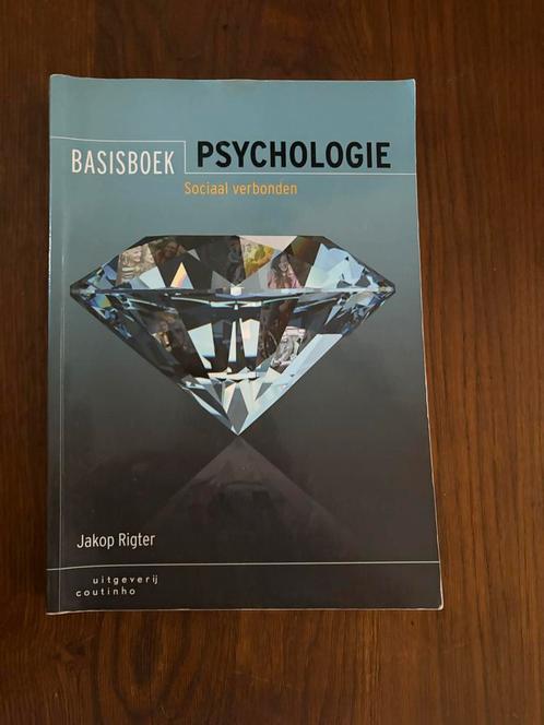 Basisboek Psychologie - Jakop Rigter, Boeken, Psychologie, Zo goed als nieuw, Sociale psychologie, Ophalen of Verzenden