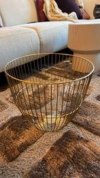 Leuke gouden mand, Ophalen, Zo goed als nieuw, Rond, Overige materialen