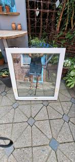Hardhouten Raam met Thermopane - Opknapper, Doe-het-zelf en Verbouw, Glas en Ramen, Ophalen, Gevelraam of Ruit, Gebruikt, 80 tot 120 cm