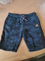 Stoere jongens korte broek blauw camouflage maat 116, Broek, Ophalen of Verzenden, Zo goed als nieuw, Jongen