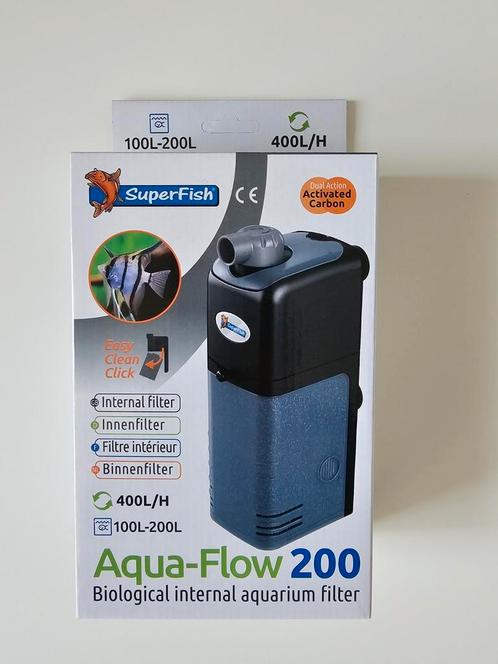 Superfish Aqua-flow 200 filter, Dieren en Toebehoren, Vissen | Aquaria en Toebehoren, Zo goed als nieuw, Filter of Co2, Ophalen of Verzenden