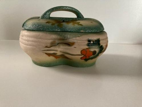 art deco koekdoos/dekseldoos aardewerk jaren 1920/40, Antiek en Kunst, Antiek | Keramiek en Aardewerk, Ophalen of Verzenden
