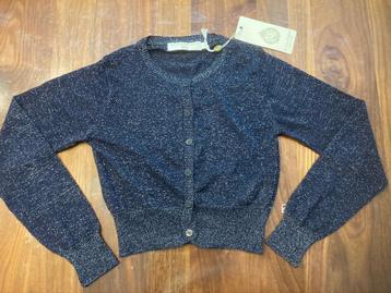 Scapa blauw glitter vest maat 152 12 jaar als nieuw! beschikbaar voor biedingen