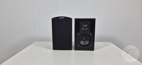 Jamo E 500 Luidsprekers | Speakers | Compact | Bookshelf, Audio, Tv en Foto, Luidsprekers, Gebruikt, Front, Rear of Stereo speakers