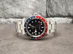 Tudor Black Bay GMT Pepsi 41mm automatic,  watch + box, Overige merken, Staal, Staal, Polshorloge