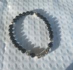 Zwarte Onyx buddha to buddha 19cm, Sieraden, Tassen en Uiterlijk, Armbanden, Overige materialen, Met edelsteen, Zwart, Nieuw