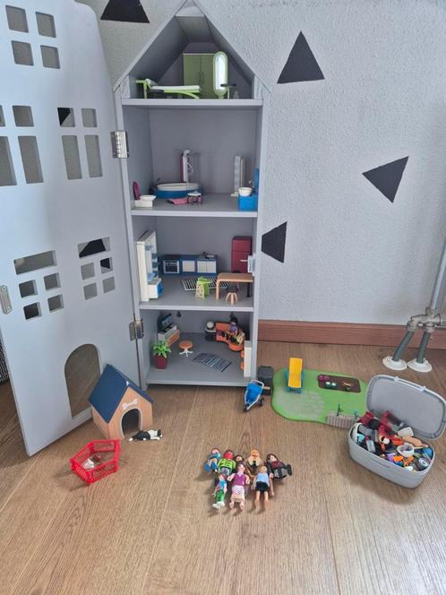 Grachtenpand Hema met playmobil., Kinderen en Baby's, Speelgoed | Playmobil, Gebruikt, Ophalen