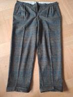 Aparte broek van tweedstof, trendy 52/54, Ophalen of Verzenden, Gedragen