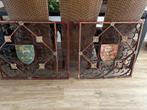 Oud Zeldzaam Rek met Wapenschild ,Uit de Kerk, Antiek en Kunst, Ophalen