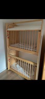 Duoledikant | Tweelingbed | Kinderopvang | Gastouderopvang, Kinderen en Baby's, Ophalen, Zo goed als nieuw, Ledikant