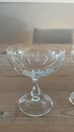 Kristallen champagne glazen 4 stuks per stuk €6, Antiek en Kunst, Antiek | Glas en Kristal, Ophalen