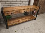 Industriële Sidetable, Huis en Inrichting, Tafels | Sidetables, Ophalen, ?, Zo goed als nieuw, INDUSTRIEEL