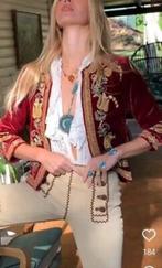 Chasing Unicorns cropped velvet jasje, prachtige borduursels, Kleding | Dames, Maat 38/40 (M), Verzenden, Nieuw, Chasing Unicorns