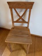4 mooie teakhout stoelen kwaliteit, Huis en Inrichting, Stoelen, Ophalen, Bruin, Zo goed als nieuw, Vier