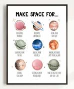 Poster Make Space For  - Canvas 21x30, Nieuw, Ophalen, Overige onderwerpen