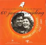 Nederland themaset 2005 60 jaar bevrijding, Postzegels en Munten, Munten | Nederland, Setje, Euro's, Ophalen of Verzenden, Koningin Beatrix