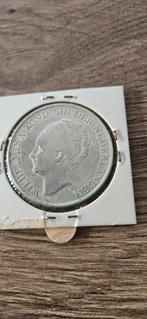 Zilveren rijksdaalder 1944 P D curaçao prachtig + tot FDC, Zilver, Ophalen of Verzenden, Koningin Wilhelmina, Losse munt