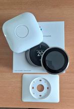 Nest Thermostaat 3e Gen RVS - Compleet, Als Nieuw + Bon, Doe-het-zelf en Verbouw, Thermostaten, Ophalen of Verzenden, Slimme thermostaat