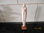 PRACHTIG STIJLVOL  ART DECO BEELDJE - MADONNA OP HOUTEN VOET, Antiek en Kunst, Ophalen of Verzenden