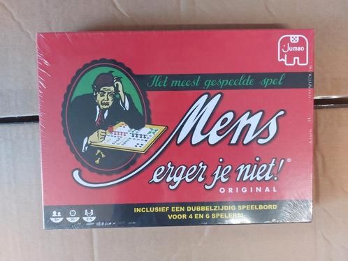 Mens erger je niet nieuw, Hobby en Vrije tijd, Gezelschapsspellen | Bordspellen, Nieuw, Ophalen of Verzenden