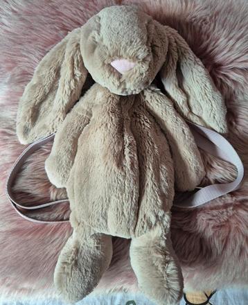 Jellycat bashful beige bunny backpack NIEUW!! beschikbaar voor biedingen