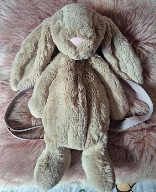 Jellycat bashful beige bunny backpack NIEUW!!, Kinderen en Baby's, Speelgoed | Knuffels en Pluche, Nieuw, Konijn, Ophalen of Verzenden
