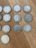 Zilveren Rijksdaalder Juliana (16 stuks) 1959/61/62/64/66, Postzegels en Munten, Munten | Nederland, Koningin Juliana, Zilver
