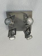 7x Plafond spots (4 in 1), inclusief LED spot dimbaar, Ophalen, Gebruikt, Metaal of Aluminium, Modern