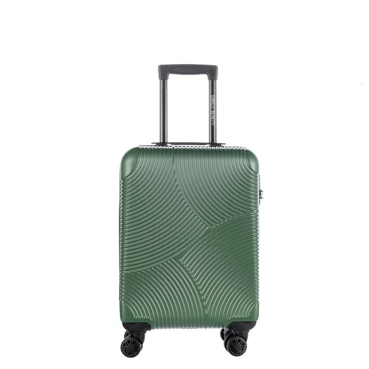 Enrico Benetti - Louisville Handbagage (Groen) | 54x35x20cm, Sieraden, Tassen en Uiterlijk, Koffers, Nieuw, Hard kunststof, 50 tot 60 cm