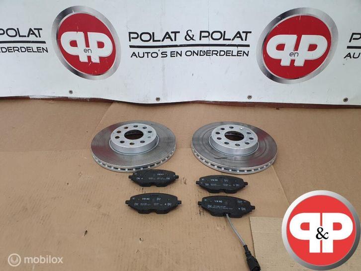 VW Golf 7 Remblok + Remschijf Set 5Q0615301H, Auto-onderdelen, Ophanging en Onderstel