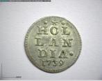 Holland. Bezemstuiver 1739. FDC. #218-100-1, Vóór koninkrijk, Zilver, Losse munt, Overige waardes