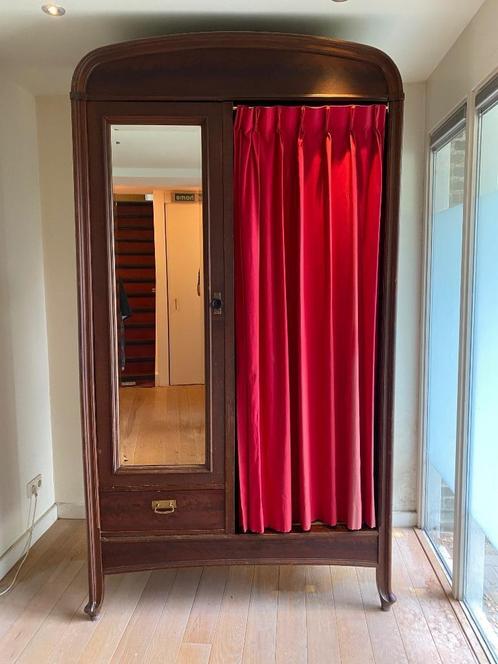 Antieke theaterkast, Huis en Inrichting, Kasten | Kledingkasten, Gebruikt, Minder dan 100 cm, 100 tot 150 cm, 25 tot 50 cm, Ophalen