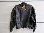 Harley Davidson leren jas maat XL, met emblemen., Jas | leer, Heren, Tweedehands