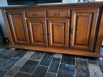 Houten dressoir met deuren en lades, Ophalen, Klassiek, 150 tot 200 cm, Eikenhout