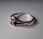 Zilveren ring met amethist, 18 tot 19, Nieuw, Ophalen of Verzenden, Dame