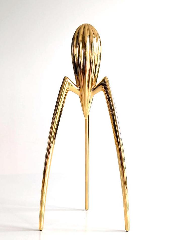 Alessi Juicy Salif - Gold, Antiek en Kunst, Kunst | Designobjecten, Ophalen of Verzenden