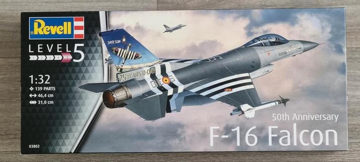 Revell F-16 Falcon Model - 1:32 Schaal, Hobby en Vrije tijd, Modelbouw | Auto's en Voertuigen, Nieuw, Overige typen, Groter dan 1:32