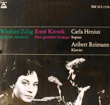Winfried Zillig-Ernst Krenek Lieder Des Abschieds beschikbaar voor biedingen