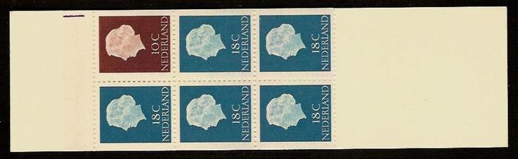 Nederland Postzegelboekje 3yW reg str Paars postfris, Postzegels en Munten, Postzegels | Nederland, Postfris, Na 1940, Ophalen of Verzenden