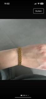 Armband, Ophalen of Verzenden, Nieuw, Goud, Staal