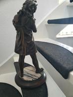 Bronzen Beeld van Meisje met Kat, Ophalen