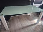 Glazen Eetkamertafel te koop, Huis en Inrichting, Tafels | Eettafels, Gebruikt, Vijf personen of meer, Rechthoekig, 50 tot 100 cm